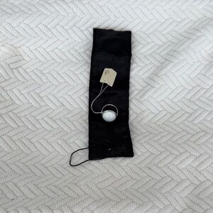 Calvin Klein Black Pouch with Silver Ring